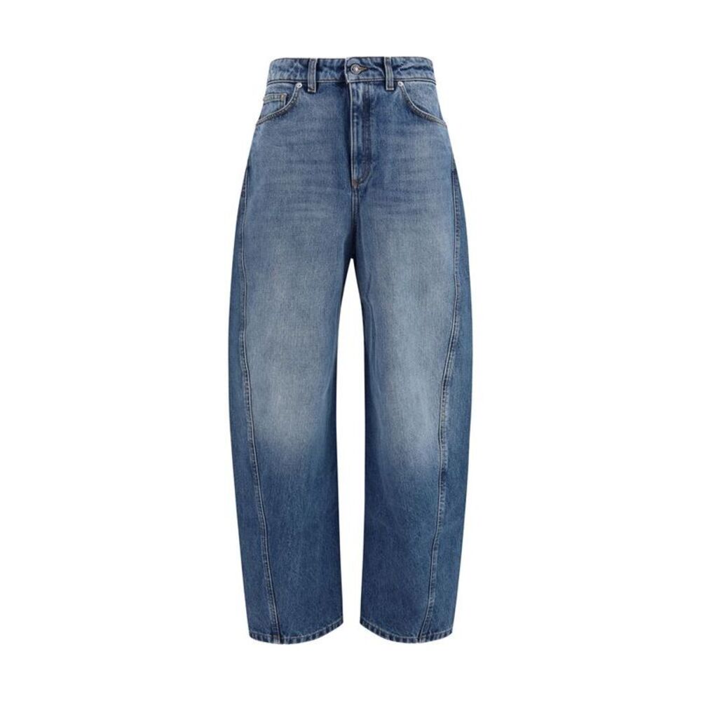 Givenchy Blue Cotton Relaxed Fit Women's Jeans